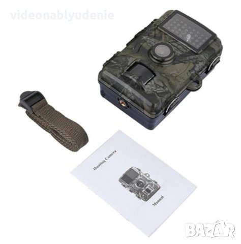 2024г 128GB Водонепромокаема FULLHD 1080P Ловна Камера+Екран Фото Капан 940nm НЕВИДИМО Нощно Виждане, снимка 6 - Комплекти за видеонаблюдение - 29902207