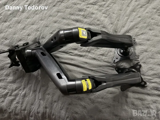 Двойна стойка за монитори с газов амортисьор HUANUO (VESA 75/100), снимка 4 - Други - 55891531