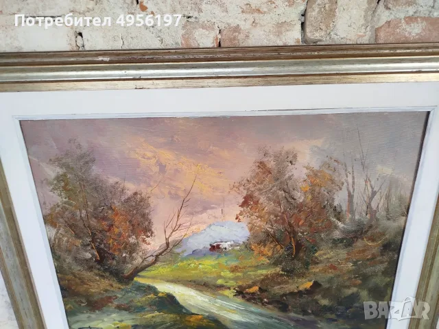Картина масло върху платно , снимка 6 - Картини - 56433163