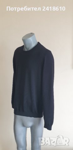 Hugo Boss HUGO San Paolo 3 Extrafine Merino Mens Size 50/L НОВО! ОРИГИНАЛ! Мъжки тънък Вълнен !, снимка 5 - Пуловери - 44368404