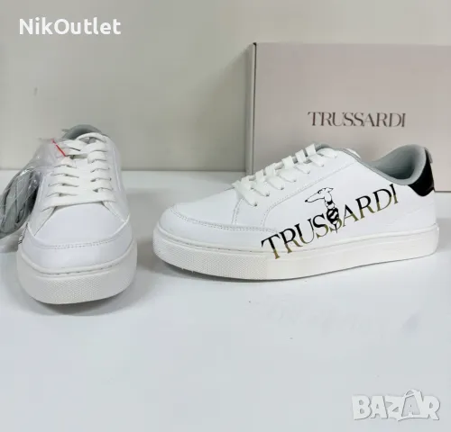 Trussardi Sneakers White, снимка 3 - Кецове - 49514152