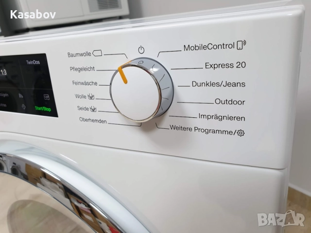 Miele 9кг 1600rpm Wi-Fi TwinDos Пералня Миеле 12м Гаранция, снимка 3 - Перални - 52895342
