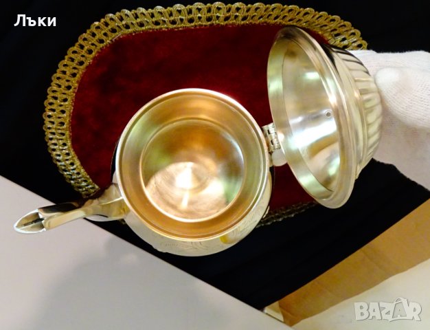 Старинна английска кана,барок 790 гр. , снимка 7 - Антикварни и старинни предмети - 37275015