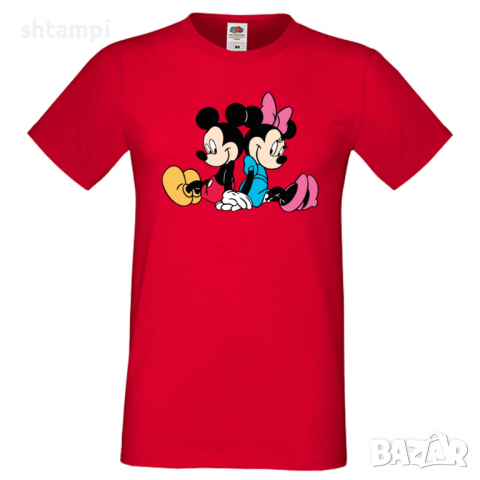 Мъжка тениска Mickey & Minnie 2 Подарък,Изненада,Рожден ден, снимка 8 - Тениски - 36575452
