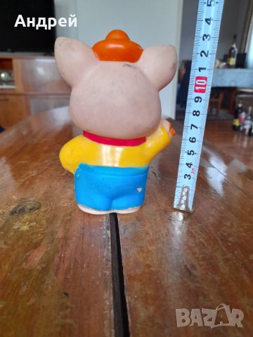 Стара гумена играчка прасе #4, снимка 3 - Колекции - 42597169