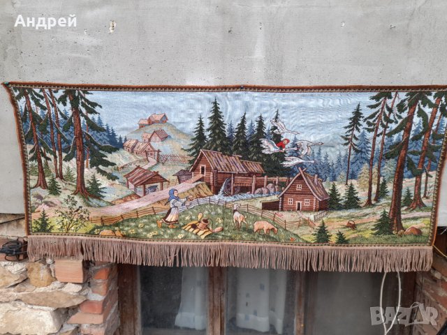 Старинен ковьор,покривка за стена #230, снимка 2 - Антикварни и старинни предмети - 42720521