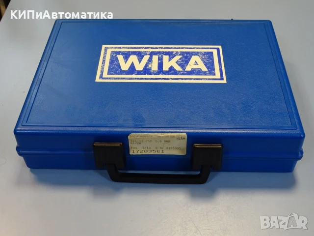 образцов манометър WIKA 341.11.250 (0-0.60)Bar precision test pressure gauge, снимка 9 - Резервни части за машини - 50505135