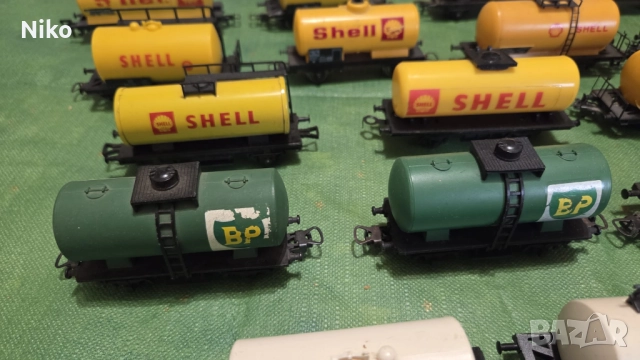 24 х вагон-цистерни. H0 (1:87) Lima, Jouef, Märklin, Fleischmann (най-ниската цена!!) , снимка 5 - Други ценни предмети - 52918159