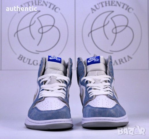 Nike Air Jordan 1 High Dark Mocha, Gold, Hyper Royal Мъжки Дамски Маратонки, снимка 8 - Спортни обувки - 34438699