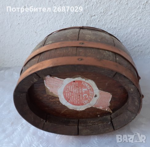 дървено буре с обръчи и стойка бъкел буренце бъчва бъчвичка, снимка 10 - Други - 31488451