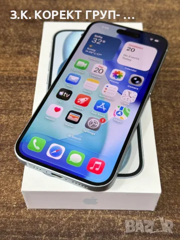 Чисто нов iPhone 15 128GB Blue, снимка 5 - Apple iPhone - 55738894