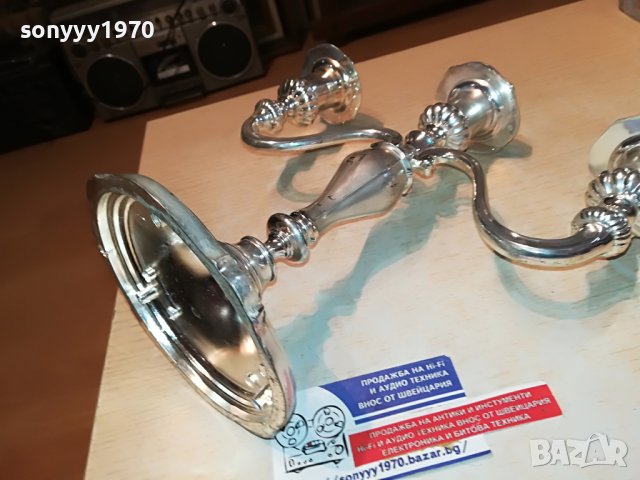 КРАСИВ СВЕЩНИК ЗА 3 СВЕЩИ 0404230850L, снимка 7 - Антикварни и старинни предмети - 40245825