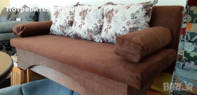 Диван Ани разтегателен с ракла, снимка 2 - Дивани и мека мебел - 35228068