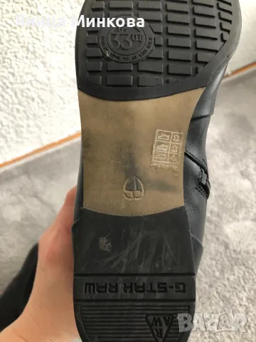 Дамски ботуши, естествена кожа G-STAR, снимка 11 - Дамски ботуши - 47603260