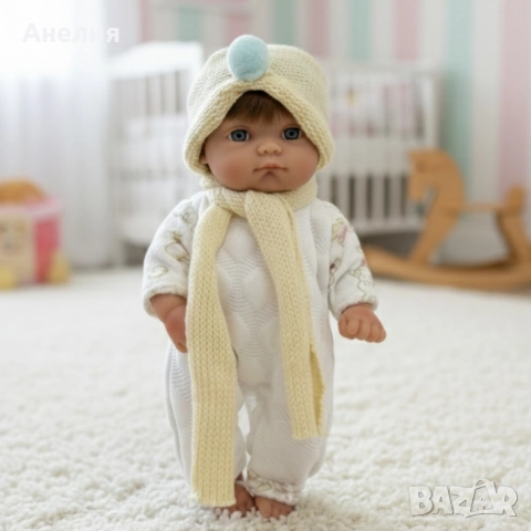 Бебе кукла 25 см с подвижни ръце и крака – идеален подарък за малките грижещи се сърца, снимка 5 - Кукли - 52830392