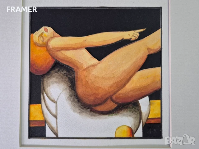 Димитър Буюклийски – Мичи /1943 – 2022/ "Голо тяло" 2019г., снимка 4 - Картини - 50505691