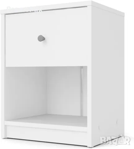 Нощно шкафче Tvilum Portland 7033149 дървен шкаф с чекмедже и рафт Мебел , снимка 7 - Шкафове - 48142601