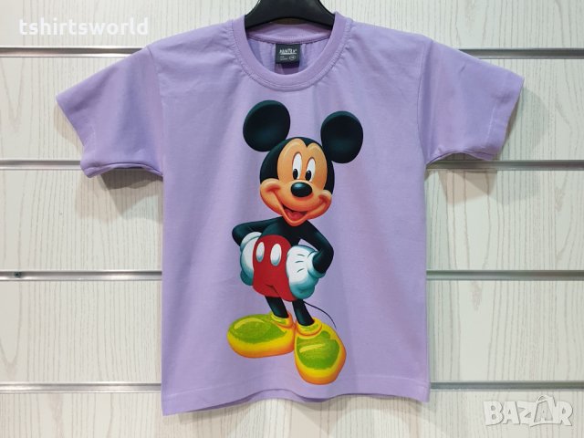 Нова детска тениска с дигитален печат Мики Маус, снимка 5 - Детски тениски и потници - 31691119