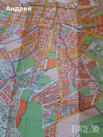 Стара карта,План указател София #3, снимка 7 - Други ценни предмети - 51954768
