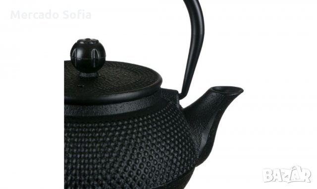 Чайник Чугун Черни релефни точки 600 мл , снимка 2 - Кани - 31841536