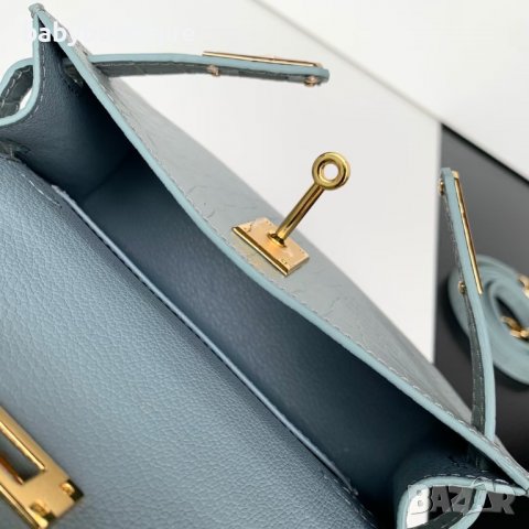 Hermes Kelly Mini Sky Blue, снимка 8 - Чанти - 36778039