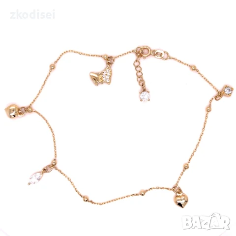 Златна дамска гривна за крак 3,41гр. 27см. 14кр. проба:585 модел:32128-1