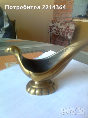 Уникална Бронзова Поставка за Лули или пури, снимка 2 - Колекции - 29602433