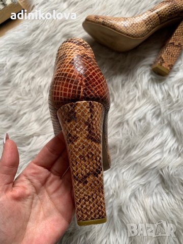 Змийски обувки Дарис, снимка 5 - Дамски обувки на ток - 40156203