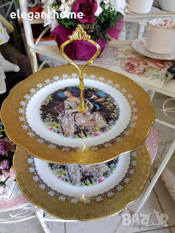 Порцеланово платп на 2 нива, снимка 1