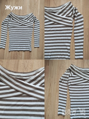 Страхотни дамски блузи, различни модели ,размер S, снимка 12 - Суичъри - 49854584