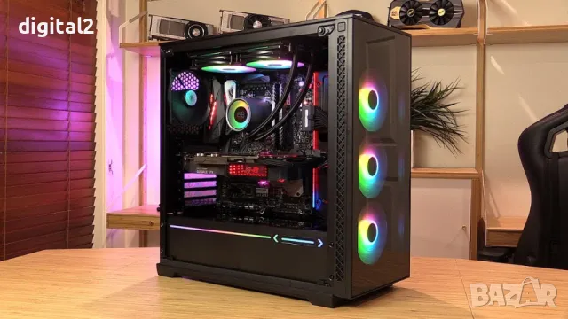 Геймърски Компютър, Ryzen 5600x ,16 GB ,RTX 3060TI 8GB, 2 TB , 24м.Гараранция, снимка 9 - Геймърски - 49434036