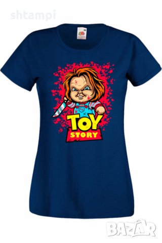 Дамска Тениска Toy Story Chucky Изненада,Повод,Подарък,Празник