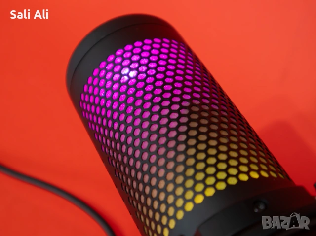 HyperX QuadCast S RGB Микрофон Геймърски USB Mic PC PS4 PS5 Mac, снимка 10 - Микрофони - 53055935