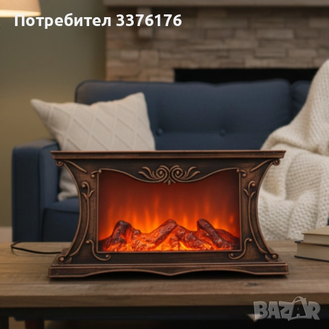 Декоративна LED камина, снимка 2 - Лед осветление - 51936650