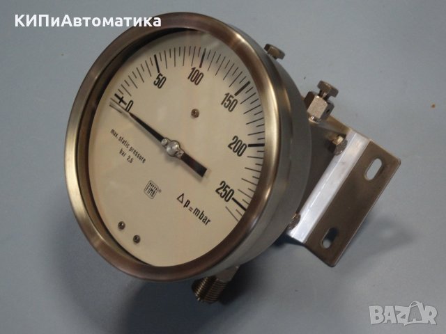 Диференциален Манометър Nuova Fima Ф 160, 250 mbar, снимка 10 - Резервни части за машини - 34450213