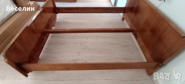 Спалня от дърво за матрак с размери 164х190 см или 160х190 см, снимка 6 - Спални и легла - 52551299