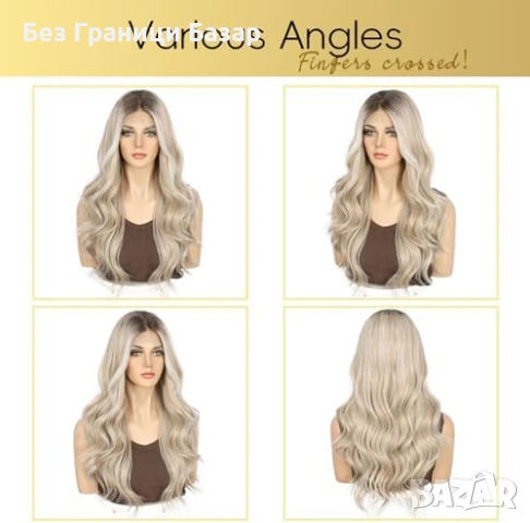 Нова Перука за Парти Ежедневие, Висококачествена коса за жени прическа, снимка 5 - Аксесоари за коса - 54108966