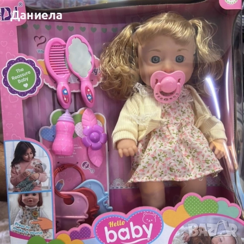 Кукла Hello Baby-говореща и пееща на български , снимка 4 - Кукли - 51732432