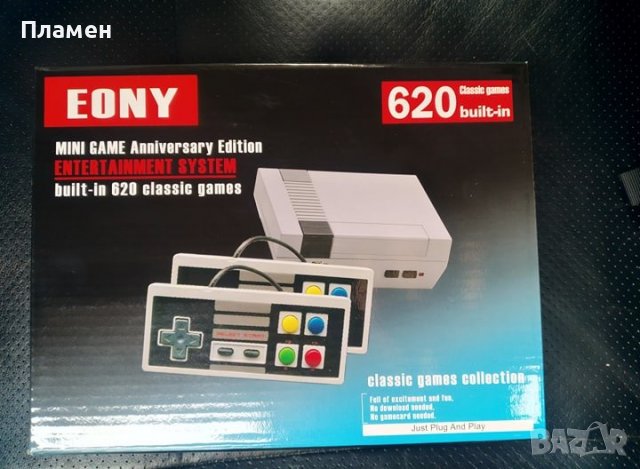 Настолна класическа телевизионна видео игра конзола  с вградени 620 игри  супер марио, танкове и др., снимка 4 - Други игри и конзоли - 39563126