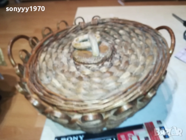 ПЛЕТЕНА КУТИЯ ЗА КОЛЕКЦИЯ 0612251754, снимка 4 - Колекции - 52672982