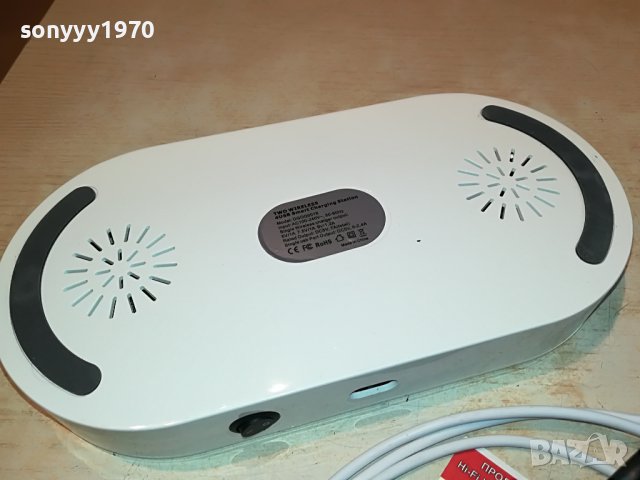 ALLCACA-TWO WIRELESS 4USB SMART CHARGER 2804221148, снимка 7 - Мрежови адаптери - 36589002