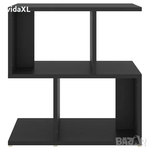 vidaXL Нощни шкафчета, 2 бр, черни, 50x30x51,5 см, инженерно дърво, снимка 4 - Шкафове - 56147817