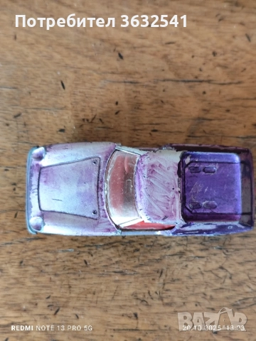 Продавам. количка Matchbox LOTUS EUROPA made in Bulgaria 1969., снимка 3 - Коли, камиони, мотори, писти - 52184561