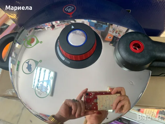 Тенджера под налягане, Monix Selecta, Select & Cook System, неръждаема стомана, 22 см, 4 литра, снимка 3 - Съдове за готвене - 55989180