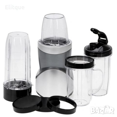 Мощен блендер за смутита с пълен комплект чаши и бутилки - BPA Free, импулсен режим, снимка 11 - Друга електроника - 54269598