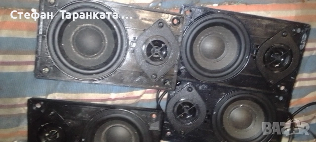 четири броя високо честотни говорители и четери броя средно честотни и четери филтъра, снимка 3 - Тонколони - 54070098