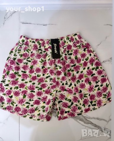 Дамски къси панталони цветя , снимка 1