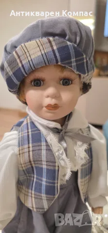 Колекционерска порцеланова кукла "Porcelain Doll". , снимка 3 - Колекции - 56252185
