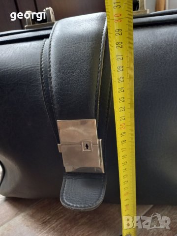 Ретро немска кожена чанта , снимка 10 - Чанти - 39415321