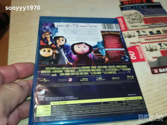 CORALINE BLU-RAY DISC 0105250812, снимка 6 - Blu-Ray филми - 50104387